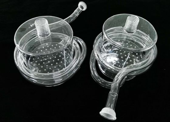 Тип представления бутылки реактора лаборатории стекла кварца высокий химический с спиральной трубкой поставщик